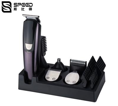 China SHC-5304 Kit para el cuidado del cabello 6 en 1 Conjunto de tijeras eléctricas de carga en venta