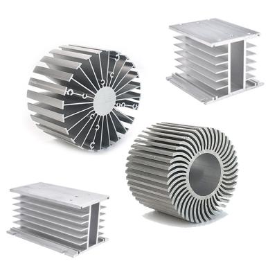 China Chinese Radiator Factory Aluminum Extrusion Round Die Casting Radiator for sale