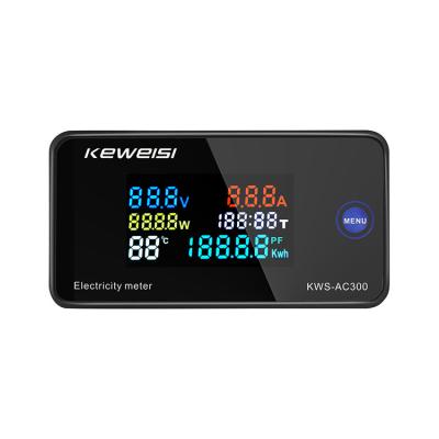 China Digital Voltmeter AC Current Voltage Meter Voltmeter Household Appliances Color LCD Display Panel Voltmeter for sale