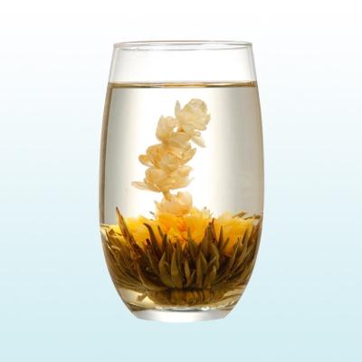 China Popular and Beautiful Hand Made Flower Tea Flower Art Free Sample Edible Chinese Blooming Tea Ball for sale