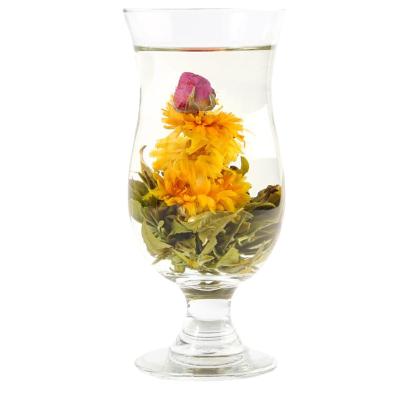 China 100% Factory Directly OEM Supply Free Sample Order Flower Tea Art Handcrafted Flower Blooming Tea Ball for sale