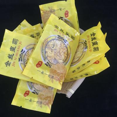 China Chinese popular dry flower gold silk tea chrysanthemum loose tea emporer individual packaging for sale