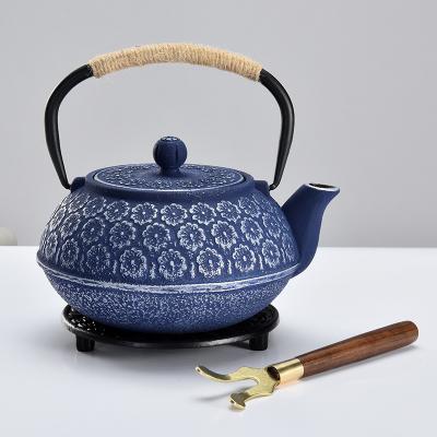 China Factory viable supply chinese cast iron teapot with good quality japanese style iron kettle for sale