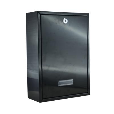 China Custom Trade Community Wall Mounted Newspaper Clear Plastic Metal Mailbox for sale