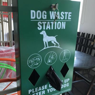 China Hot Selling Viable Alu Dog Pet Waste Station For Public Use Made In China for sale