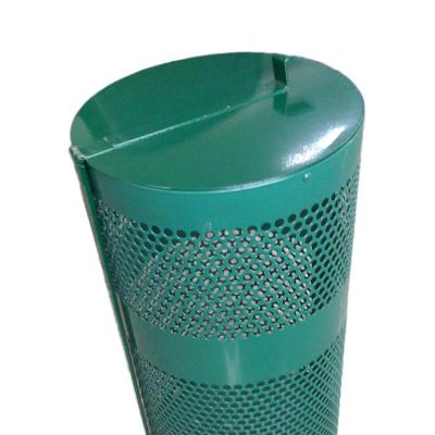 China China Factory OEM Stored Aluminum Plate Dog Pet Waste Station Cylinder Trash Cans for sale