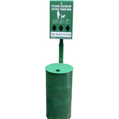 China Sustainable Best Selling In Africa Residential Use Custom Pet Waste Station For Sale for sale