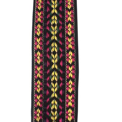 China Features 2 Inch Sustainable Creative Ethnic Style Ribbon Chinese Jacquard Webbing for sale