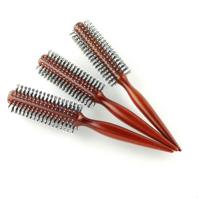 China Cleanging Gray Aluminum Tube Hair Massage Comb Unhair Round Brush Pad Curling Comb for sale