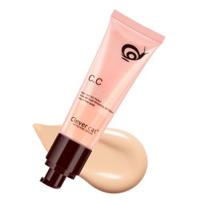 China Acne Treatment Brighten Skin Concealer Cosmetics CC Snail Cream Foundation Liquid CC Cream for sale