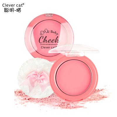 China Waterproof Makeup 6 Colors Velvet Blush Blush Long Lasting Private Label Cosmetics Blush Pressed Powder Light Blush On Make Up for sale