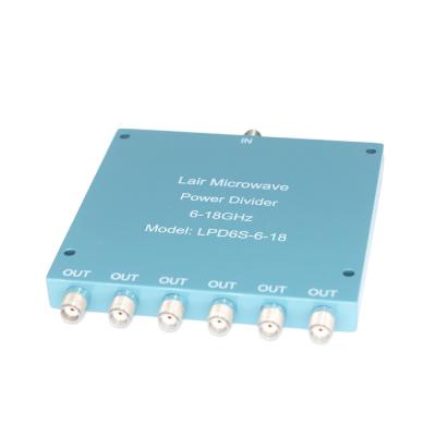 China Hot Sale RF Microwave Power Splitter 6 Way Power Splitter Factory Best Quality LPD6S-0.8-2.5 for sale