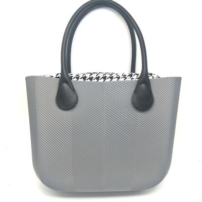 China Fashion Bag Fashion Silicone Foldable Shopping Bag for sale