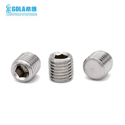 China Hexagon Socket Stainless Steel Socket Head Bolt Worm Point Hex Screw Bolts for sale