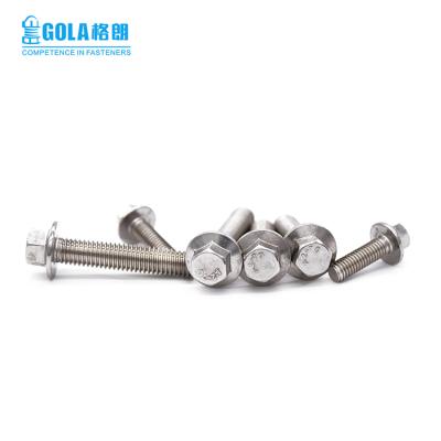 China 304/316 DIN6921 m8 m10 m12 m16 m20 STAINLESS STEEL Hexagon Flange Head Bolt Stainless Steel for sale