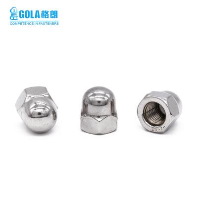 China Construction Industry Hex Dome Nut, Stainless Steel Nut for sale