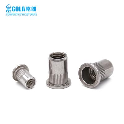 China Building Industry 304 Stainless Steel 316 Rivet Nut Threaded Rivet Nut Insert Nut for sale