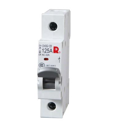 China CH3 Real Estate Miniature Circuit Breaker 40 AC Type 1N MCB for sale