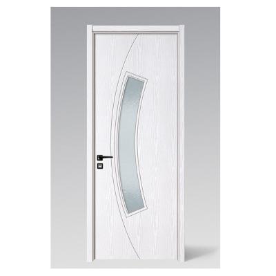 China High Quality Cheap Price Room Modern Design Waterproof Pvc Interior Solid Wood Door for sale