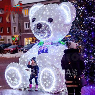 China FINIC LANDSCAPE 2022 New Product Patterns Ip65 Waterproof Holiday Outdoor 3D Light Bear Led Strip Lamps for sale