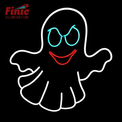 China FINIC Halloween Hot Sale IP65 Waterproof Rope Neon Light Outdoor Decorative Led Pattern Lightings for sale