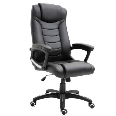 China Boss Comfortable Ergonomic Leather Office Chair (Size) Wholesale Office Black High Quality Adjustable Swivel Chair for sale