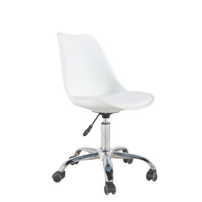 China High Quality Adjustable (Height) New Products No Arm Chair Orange Red White Black Comfortable Office for sale