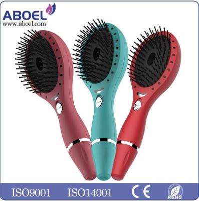 China Green LED Indicator Head Massage Comb for Trick Curly Straight Hair for sale