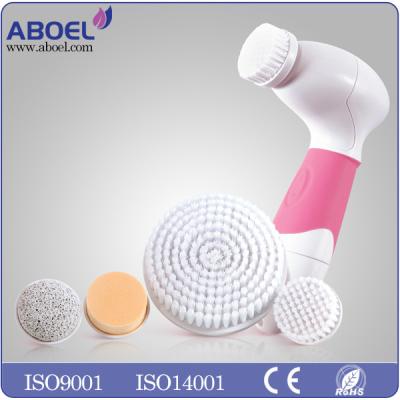 China Female Electric Facial Cleansing Brush , Water Proof Exfoliating Face Brush for sale