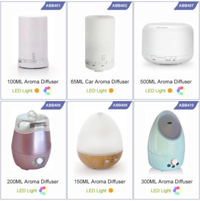 China Led Light Color Change 2-in-1 Ultrasonic Aroma Diffuser and Humidifier With Adapter for sale