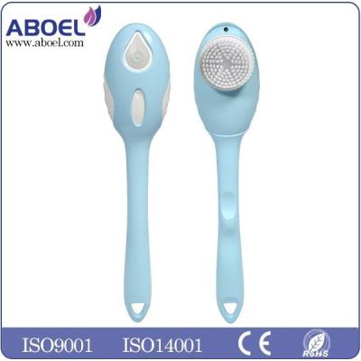 China Beautiful Electric Skin Cleansing Brush Blue Convenient For Body Spa for sale