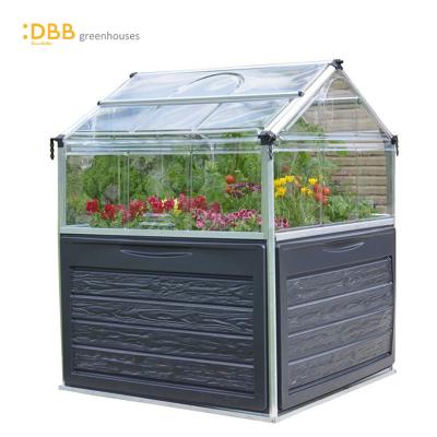 China Easily Assembled 4x4 Selling Aluminum Greenhouse Metal Low Cost Custom Mini Greenhouse Portable Greenhouse for sale