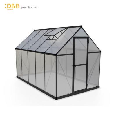 China Commercial High Span Greenhouse 6x10 Wide Roof Multispan Multispan Greenhouse Easily Assembled Winter Greenhouse for sale