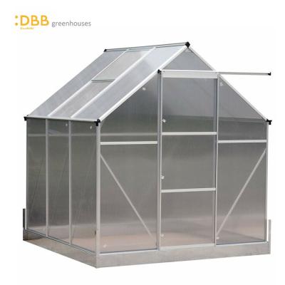 China Easily Assembled Custom Steel Frame Polycarbonate Panels Garden Greenhouse For Sale for sale