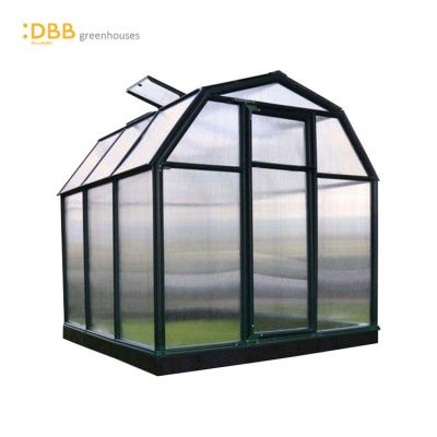 China Easily Assembled Polythene 6x8 Sheet Greenhouse Polycarbonate Panels Greenhouse For House for sale