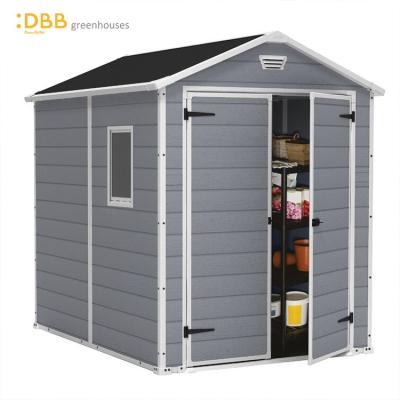 China Easily Assembled High Quality Plastic Storage Shed Carport Garden Storage Shed Custom Outdoor PP Storage for sale