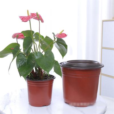 China wholesale garden plant flower planter pots flower pot factory price eco-friendly plastic flower pot Bump-resistant pot for sale