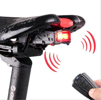 China Waterproof Alarm Remote Control Accessories For Bikes USB Charging Tail Smart Light Bike Warning Light for sale