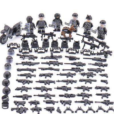 China Building Toy Army Blocks Toys BANG Figures Building Frontier Protection Squad Weapon Accessories Kids Gift The 9th for sale