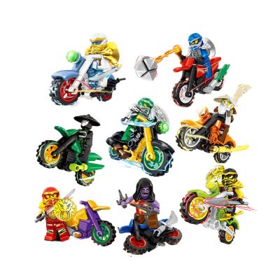 China The Building Toy Ninjaed Figure Mini Motorcycle Building Block The Compatible Toys Bricks For Children Gift for sale