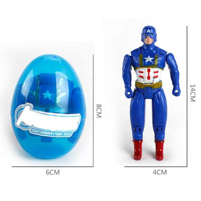 China Popular Cartoon Toy Toys Model Eggshell Ironmanss Action Numbers Toy Heroes Promotion for sale