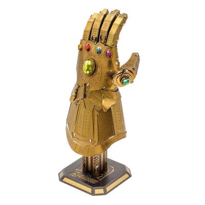 China DIY TOY Classic 3D Metal Unlimited Glovees Puzzle Open Works SuperHeross Stereo Model Construction Toys for sale