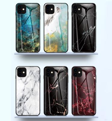 China Protect and Decorate Cell Phone Fashion Cell Phone Case Glass Cell Phone Accessories for Phone 11 Mobile Rock XS Back Cover for sale