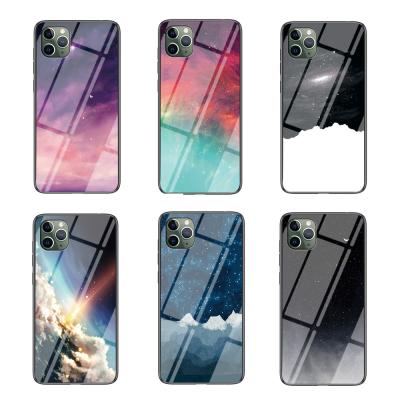 China Protect and Decorate Cell Phone Tempered Glass Phone Case XS MAX Stars Phone Cover 78plus TPU Phone Case 78plus for sale