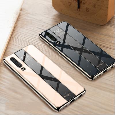 China Protect and Decorate Mobile Phone Gold Color Cell Phone Case TPU P30 Acrylic XR Cover for sale