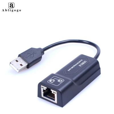 China Top USB 2.0 Ethernet Provider USB 2.0 to Fast Ethernet Adapter 10/100Mbps for Windows 10 8 7 XP Mac OS Laptop PC for sale