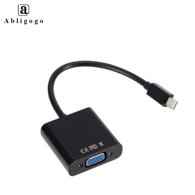 China Projector Supplier Mini Dp To Vga Converter Cable Top Video Adapter For Apple Mac Macbook Pro Air for sale