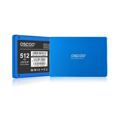 중국 OSCOO Solid State Drives SSD Disk 2.5inch SATA3 128GB 256GB 512GB 1TB High Speed Original 3D TLC Chipsets 판매용