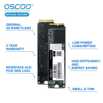 China OSCOO PCIE NVME SSD M2 2TB 256GB For 2015 MacBook Pro A1465 A1398 With 3 Years Free Replacement for sale