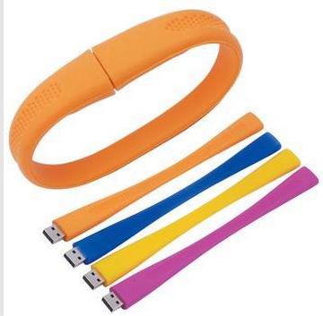 China OEM Wristband USB flash drive bracelet thumb drive cheap pendrive 64MB to 128GB à venda